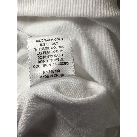 Jane & Delancey Women French Bulldog Shamrock Soft Sweatshirt  Sz.Vary White NWT - Picture 9 of 10